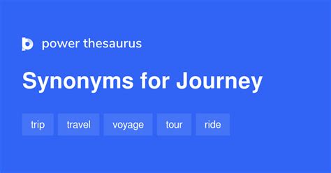 Journey synonyms .